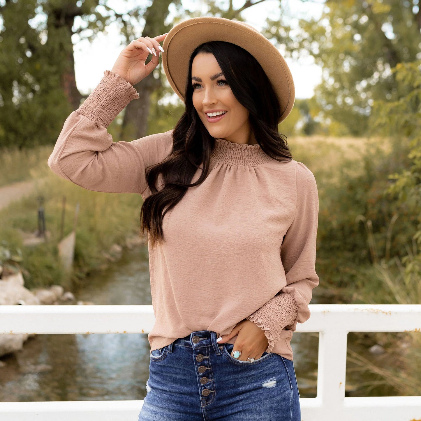Sarah | Pink Blouse