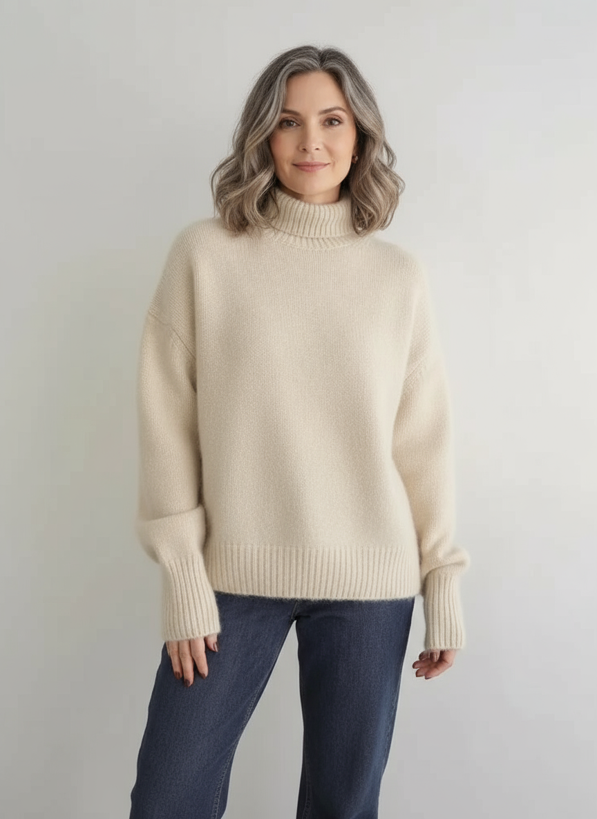 Lynora Women’s Turtleneck Knit Sweater | Soft, Cozy & Effortlessly Chic