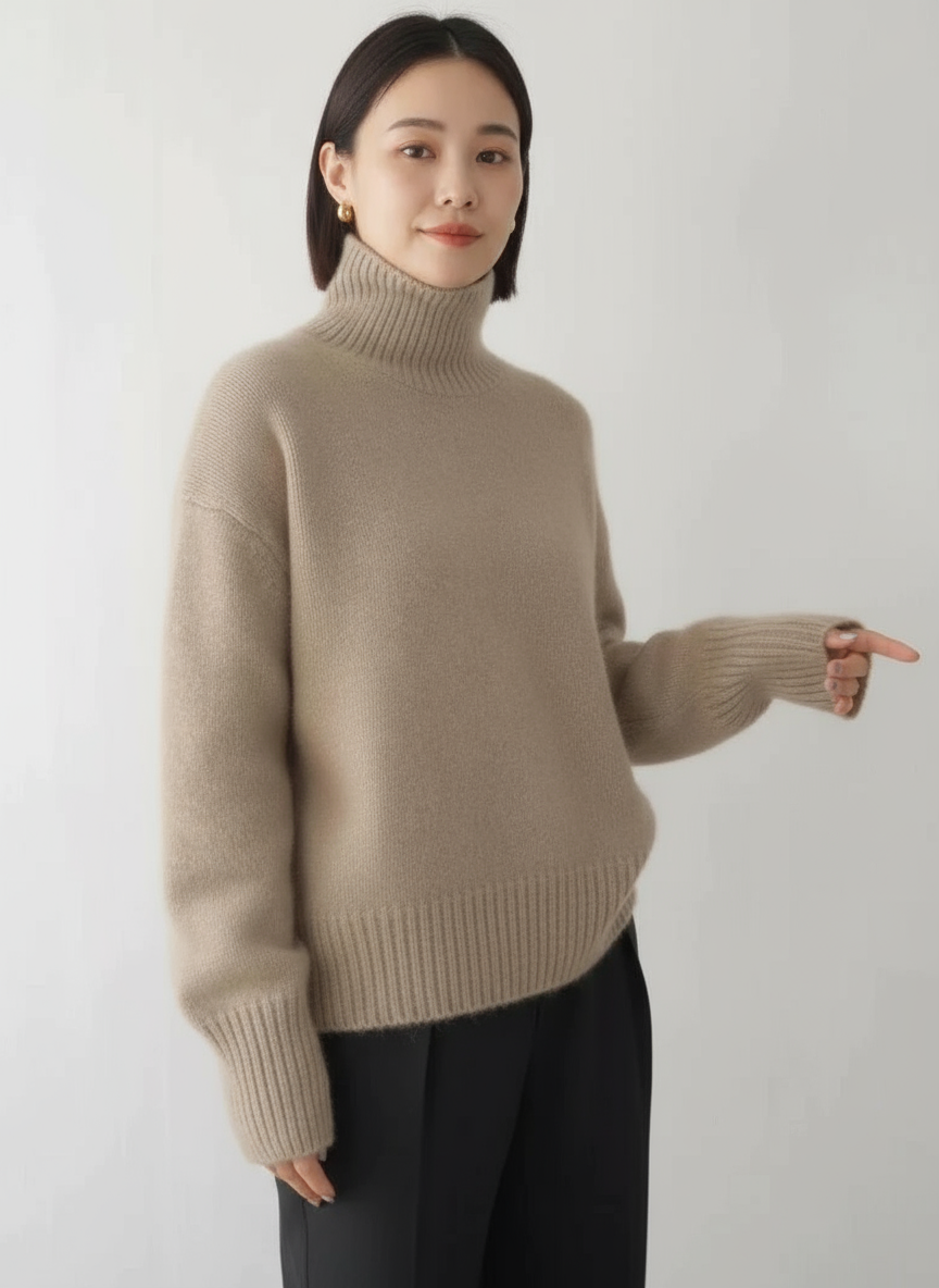 Lynora Women’s Turtleneck Knit Sweater | Soft, Cozy & Effortlessly Chic