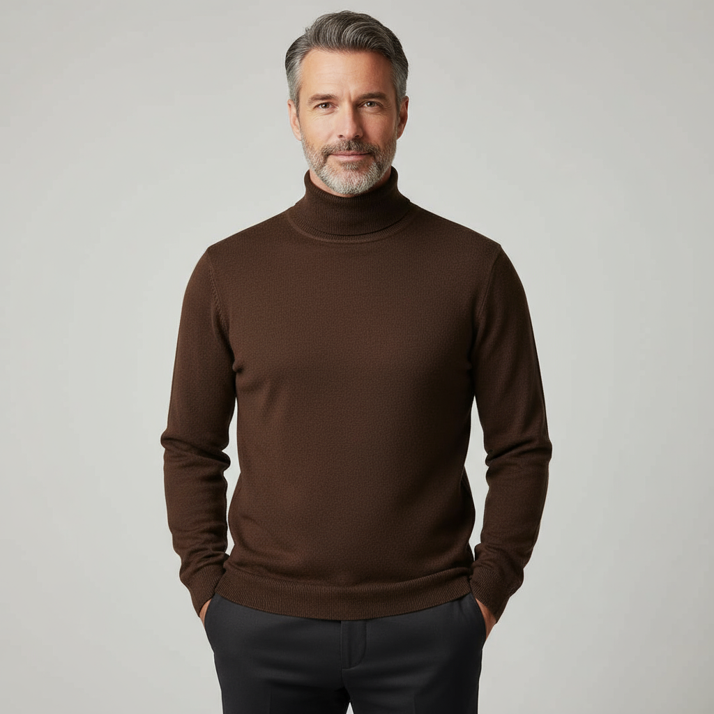 Briarwood Men’s Roll Neck Jumper | Classic, Warm & Effortlessly Refined