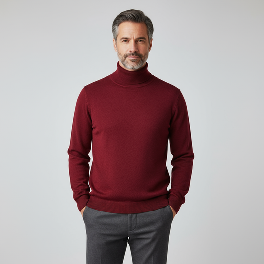 Briarwood Men’s Roll Neck Jumper | Classic, Warm & Effortlessly Refined