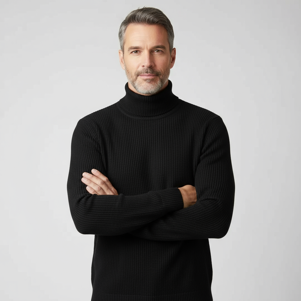 Briarwood Men’s Roll Neck Jumper | Classic, Warm & Effortlessly Refined