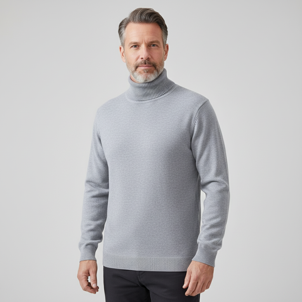 Briarwood Men’s Roll Neck Jumper | Classic, Warm & Effortlessly Refined