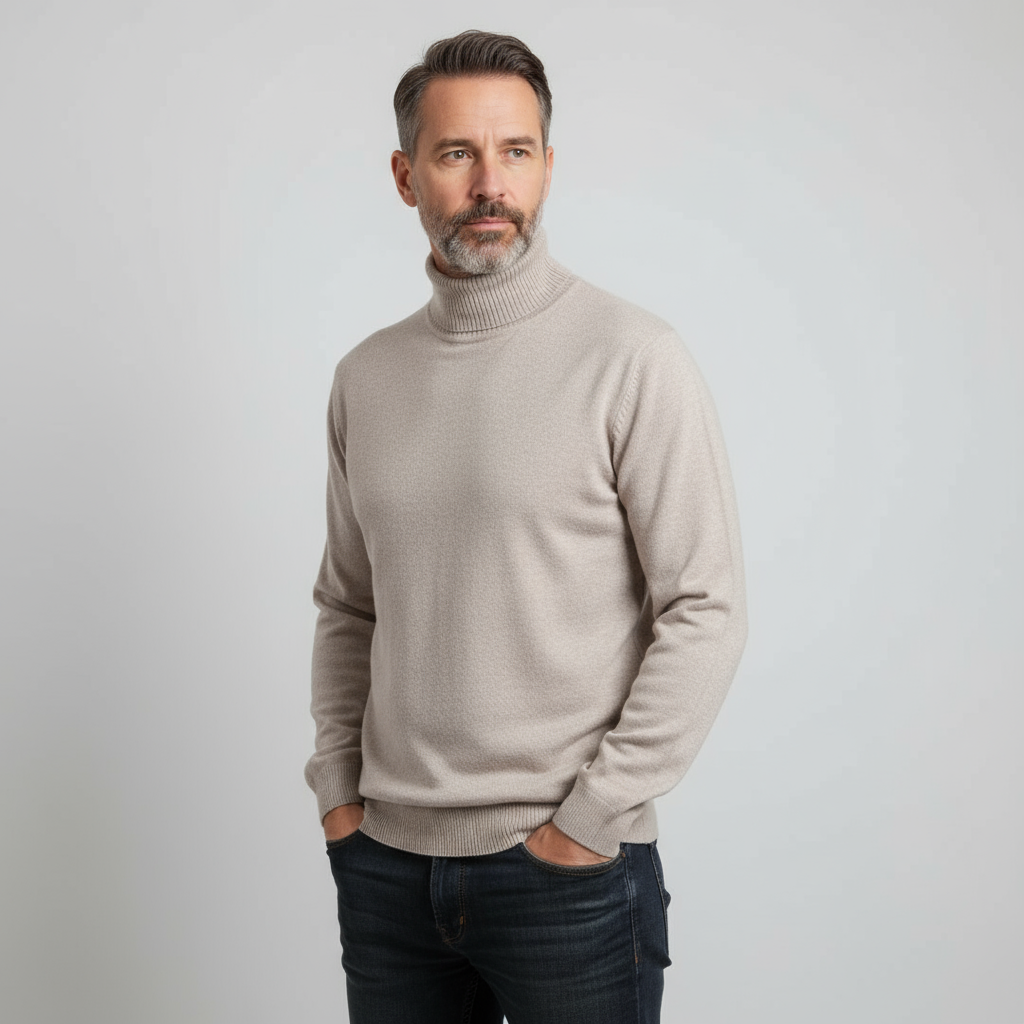 Briarwood Men’s Roll Neck Jumper | Classic, Warm & Effortlessly Refined