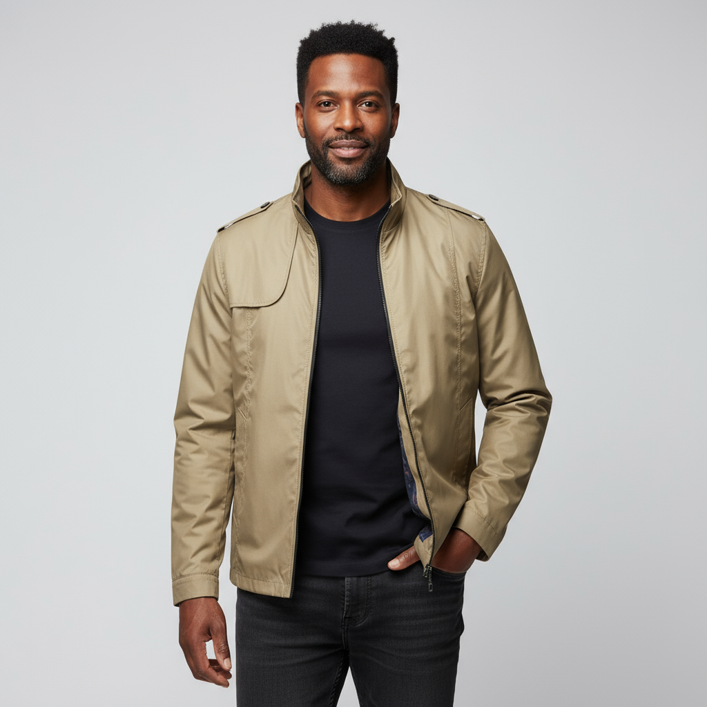 Carriston Men’s Lightweight Field Jacket | Casual, Wind-Resistant & Versatile