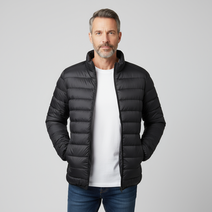 Aiden Men’s Lightweight Puffer Jacket | Available With or Without Hood