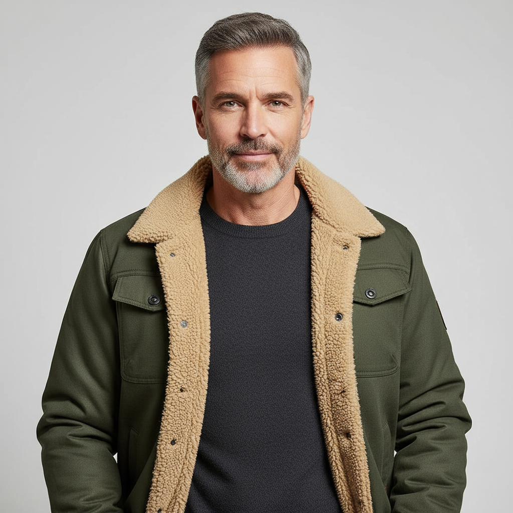 Eastmere Men’s Sherpa-Lined Jacket | Warm, Durable & Classic Design