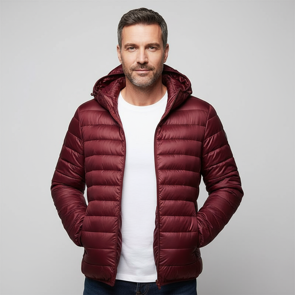 Aiden Men’s Lightweight Puffer Jacket | Available With or Without Hood