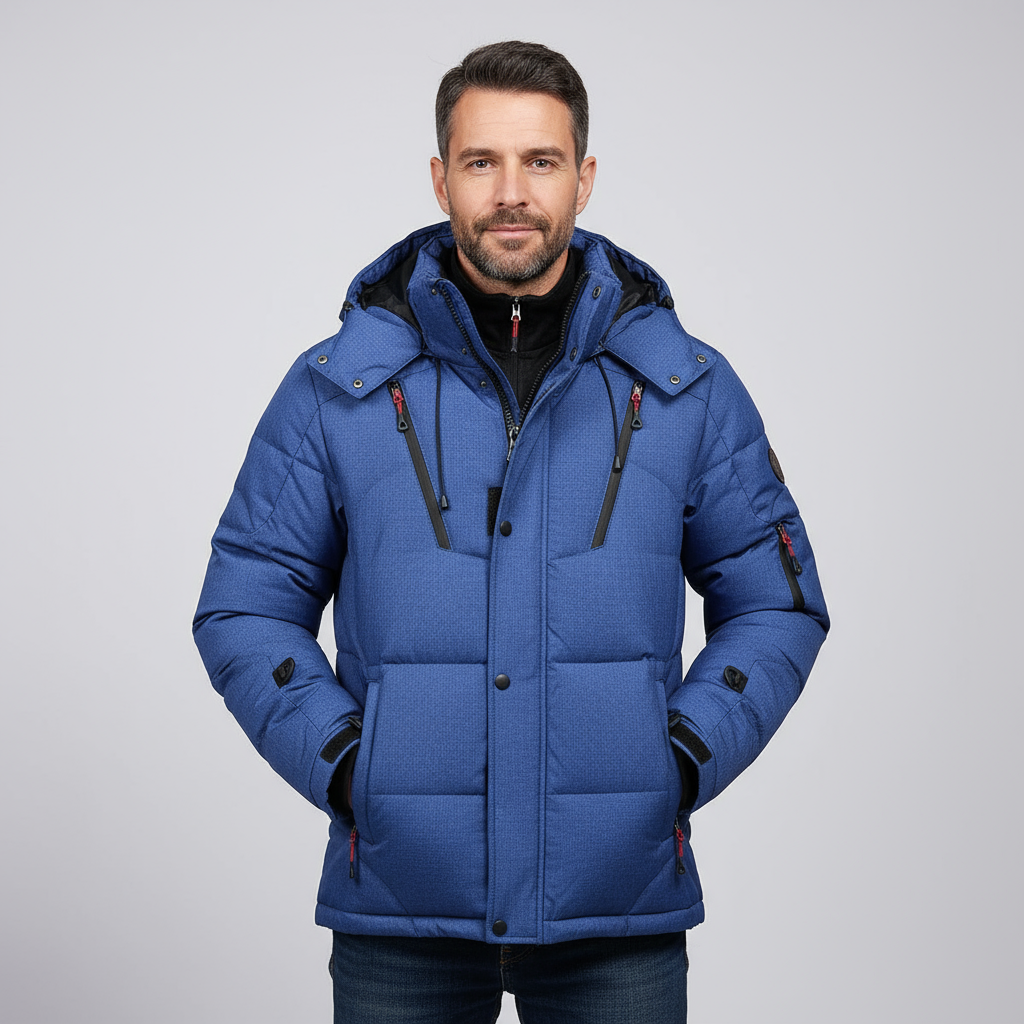 Valmere Men’s Winter Puffer Jacket | Insulated, Windproof & Urban-Ready