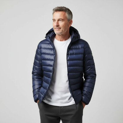 Aiden Men’s Lightweight Puffer Jacket | Available With or Without Hood