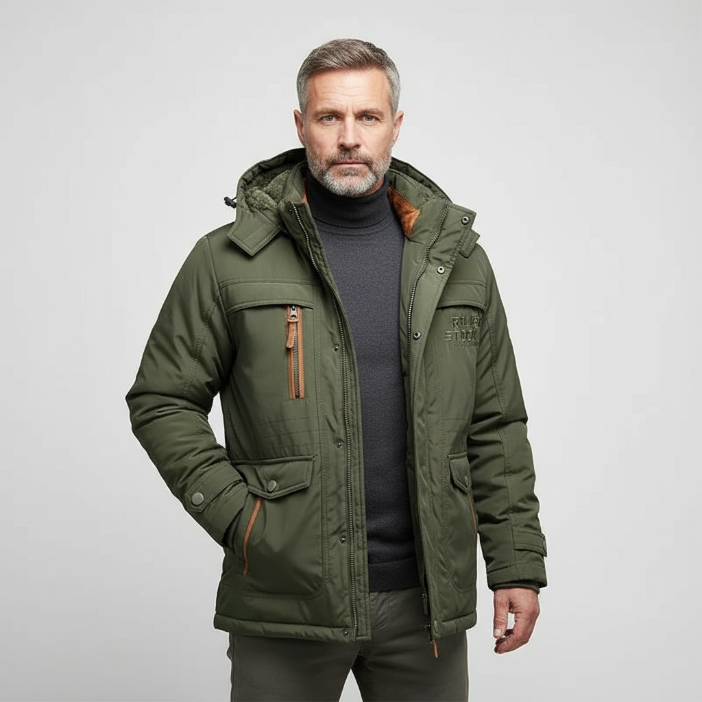 Harlond Men’s Winter Parka | Warm, Windproof & Everyday Essential