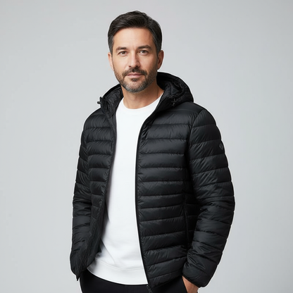Aiden Men’s Lightweight Puffer Jacket | Available With or Without Hood