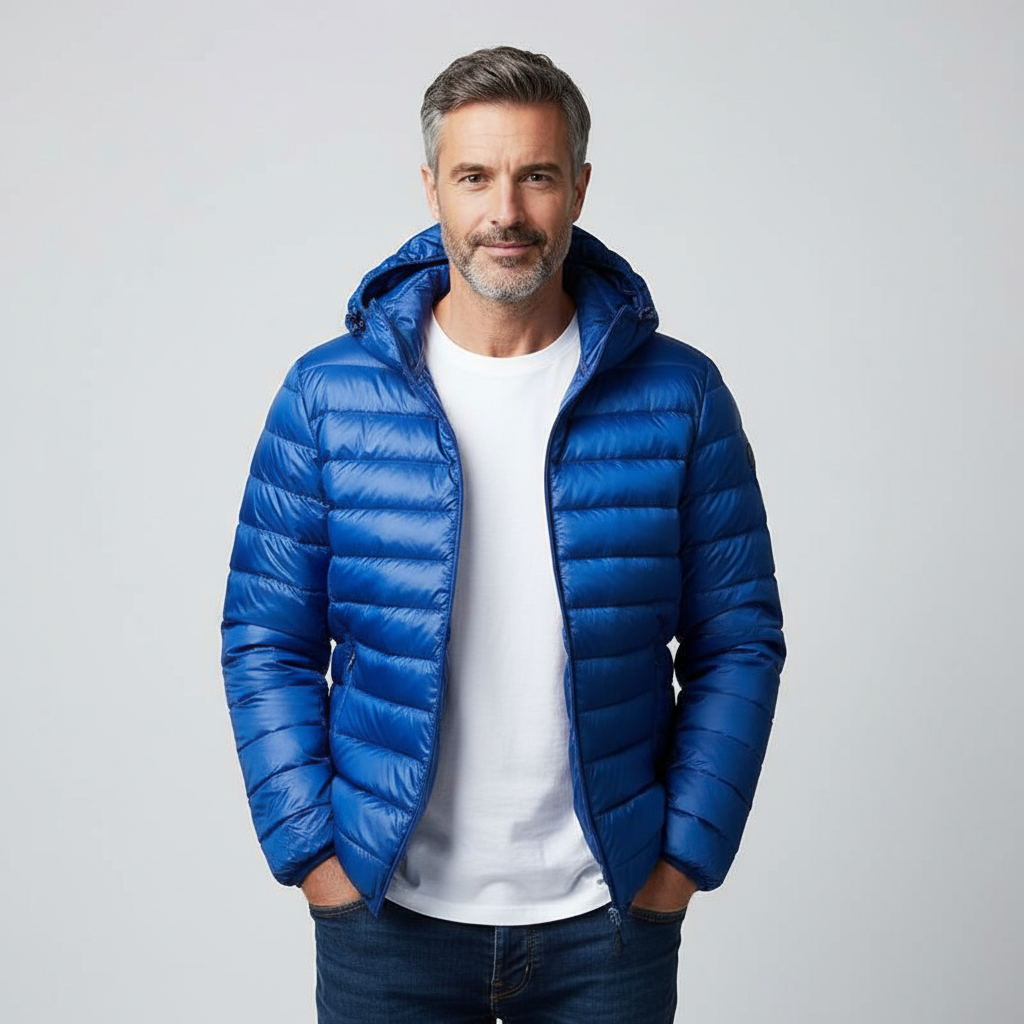 Aiden Men’s Lightweight Puffer Jacket | Available With or Without Hood