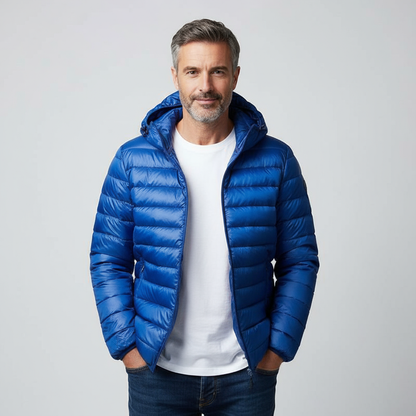 Aiden Men’s Lightweight Puffer Jacket | Available With or Without Hood