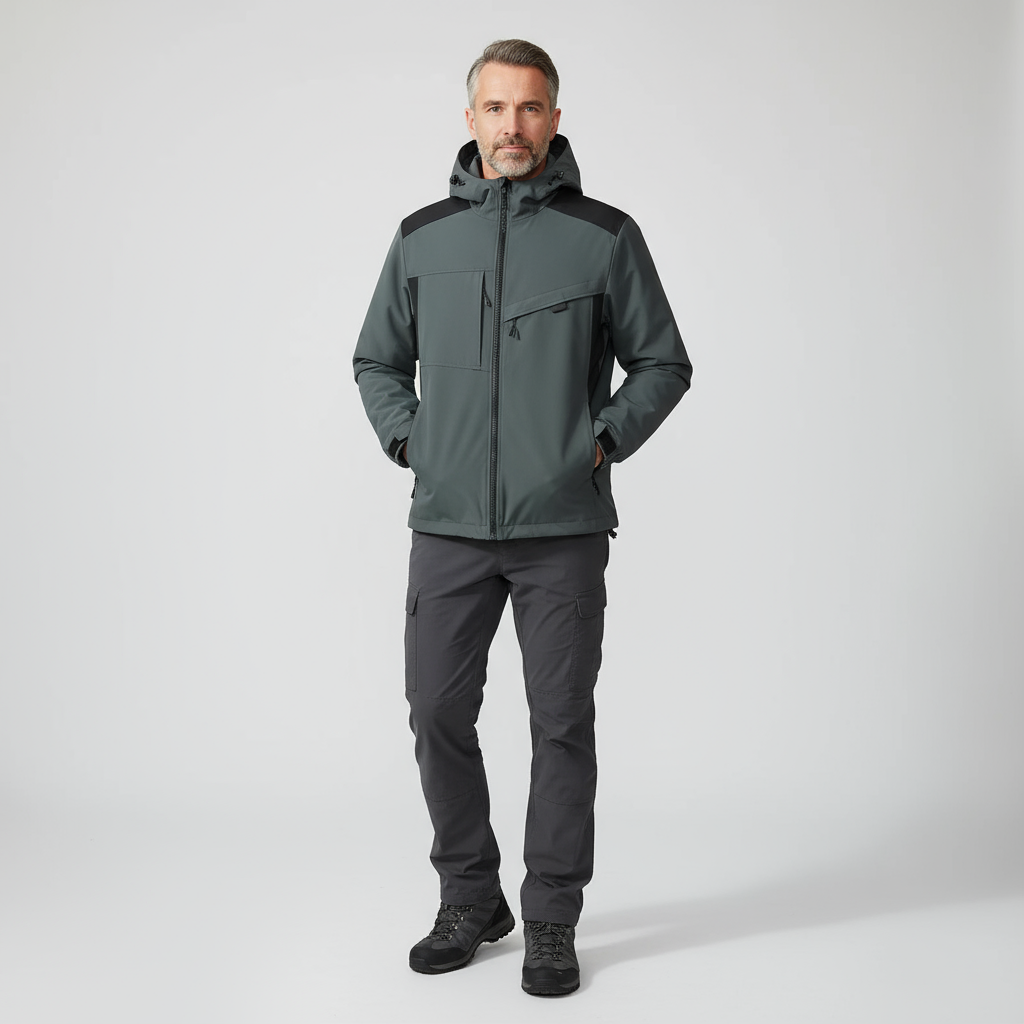 Arcton Men’s Outdoor Softshell Jacket | Waterproof & Windproof Performance