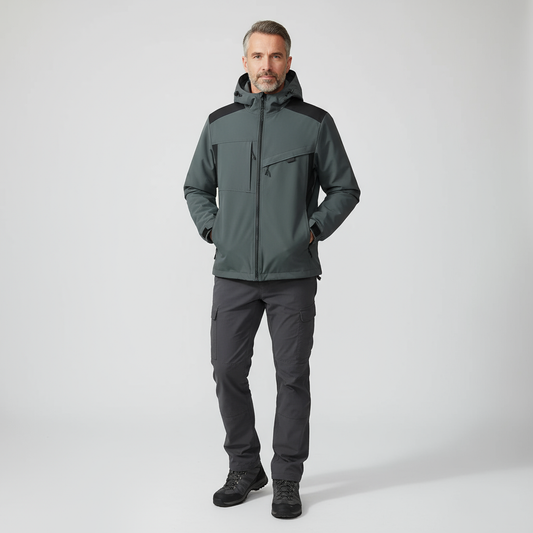 Arcton Men’s Outdoor Softshell Jacket | Waterproof & Windproof Performance