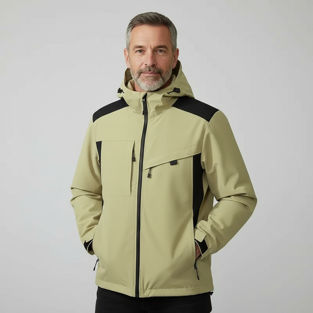 Arcton Men’s Outdoor Softshell Jacket | Waterproof & Windproof Performance