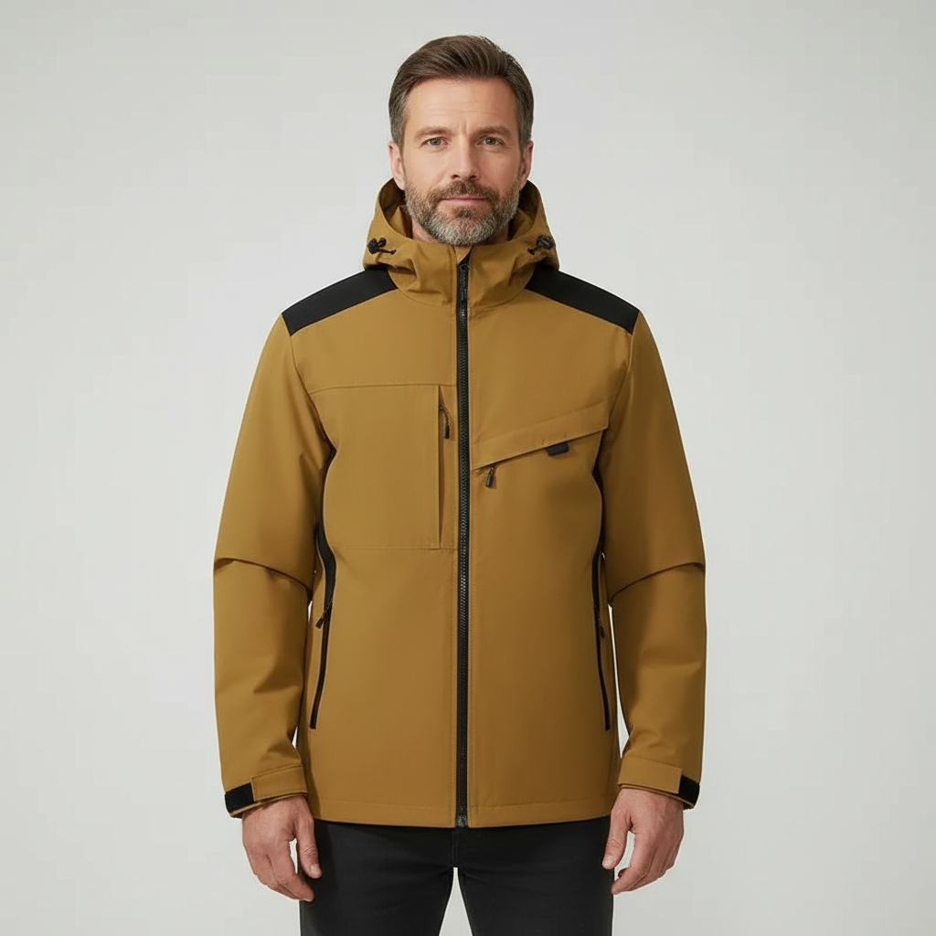 Arcton Men’s Outdoor Softshell Jacket | Waterproof & Windproof Performance
