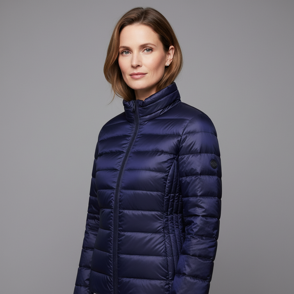 Lunara Women’s Lightweight Puffer Jacket | Quilted Coat with Optional Hood