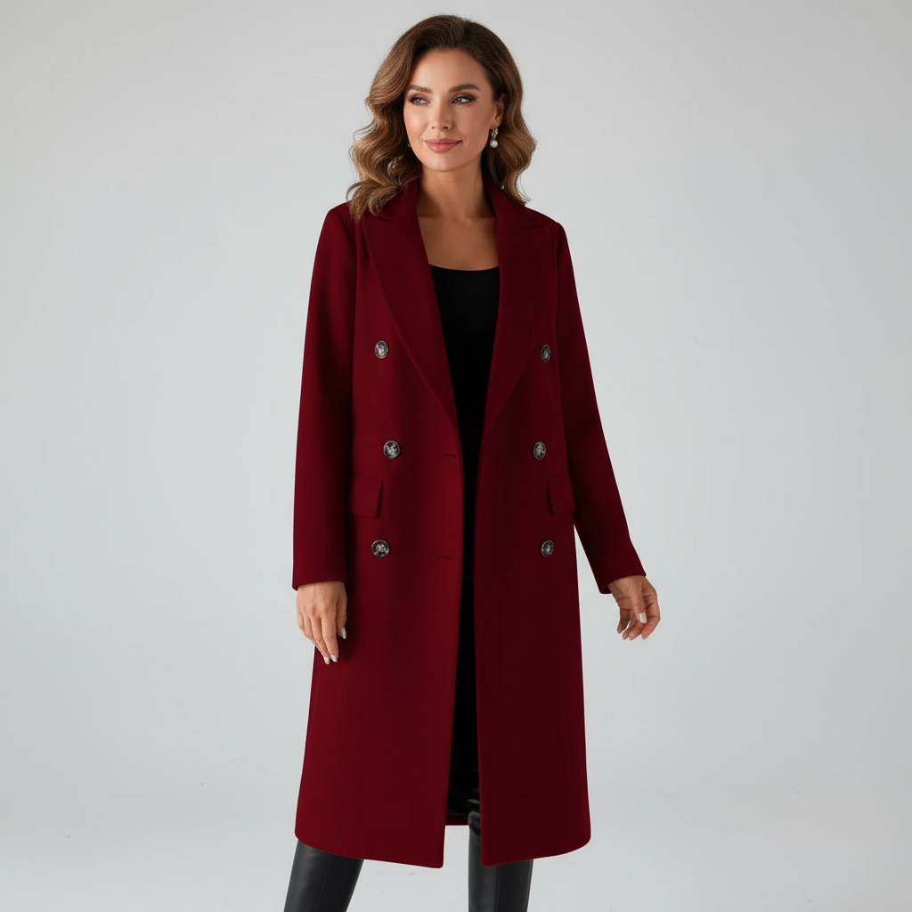 Selene - Chic trench en laine pour un style élégant